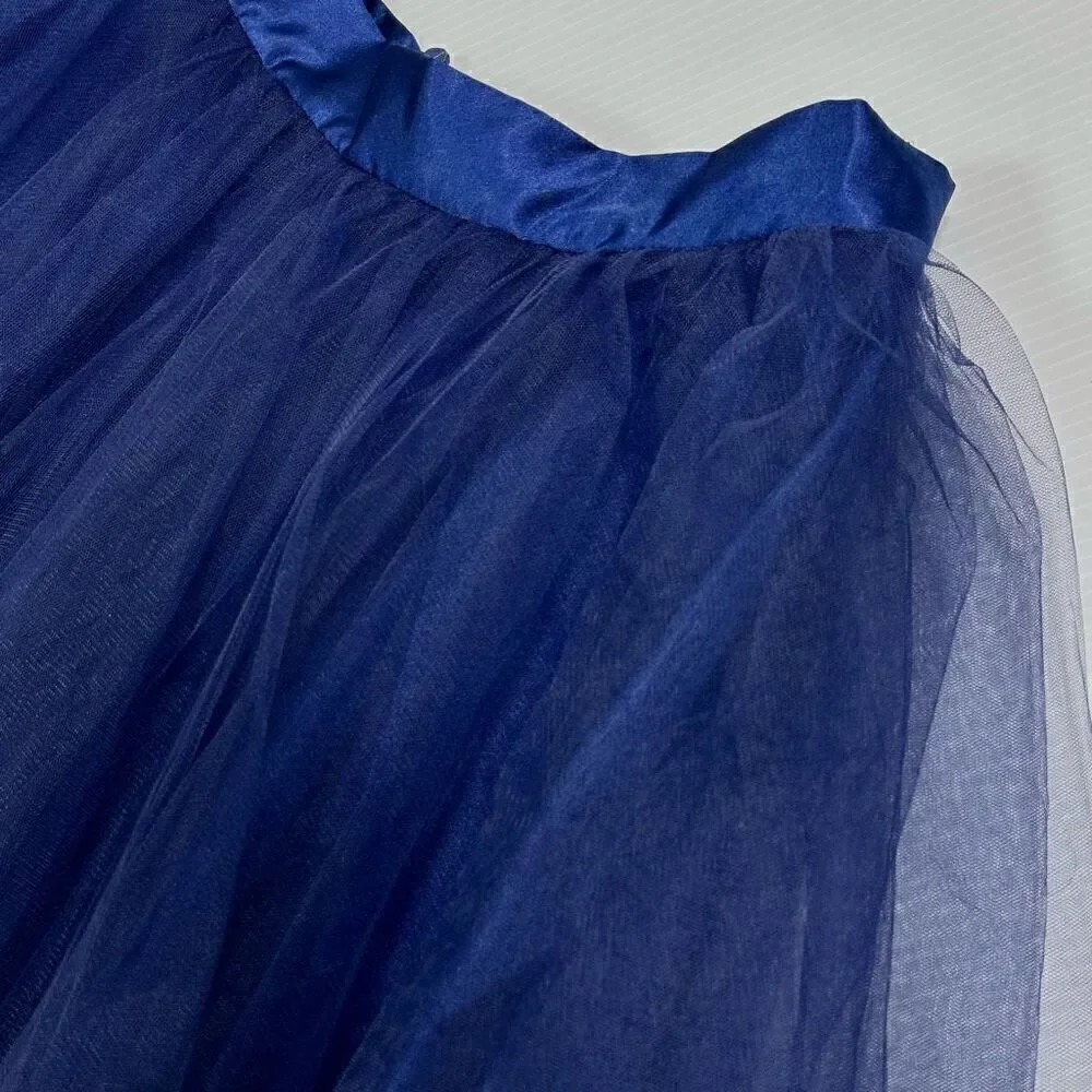 Space 46 Wendy Tulle Skirt XXL fits like M Navy Fairy Ballet Punk Whimsy Party